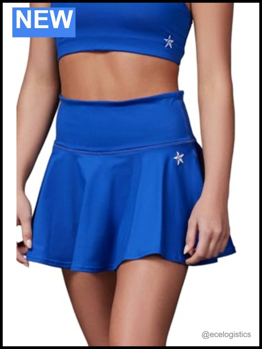 Women's Legendary Flouncy Athletic Skirt Built-In Compression Shorts
